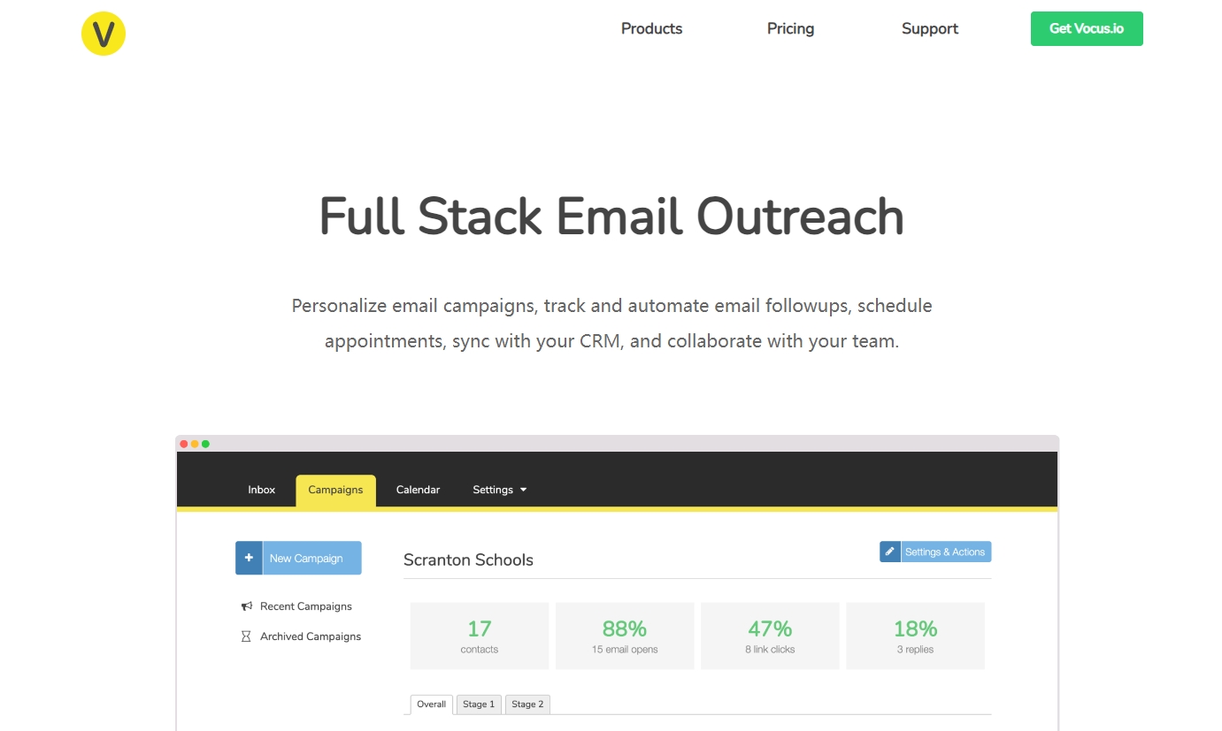 Vocus.io - 電子郵件跟蹤工具 | 27PR跨境電商導(dǎo)航