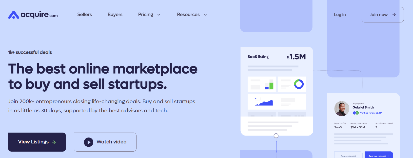 Acquire - 網(wǎng)站/公司在線擔保交易平臺 | 27PR跨境電商導航